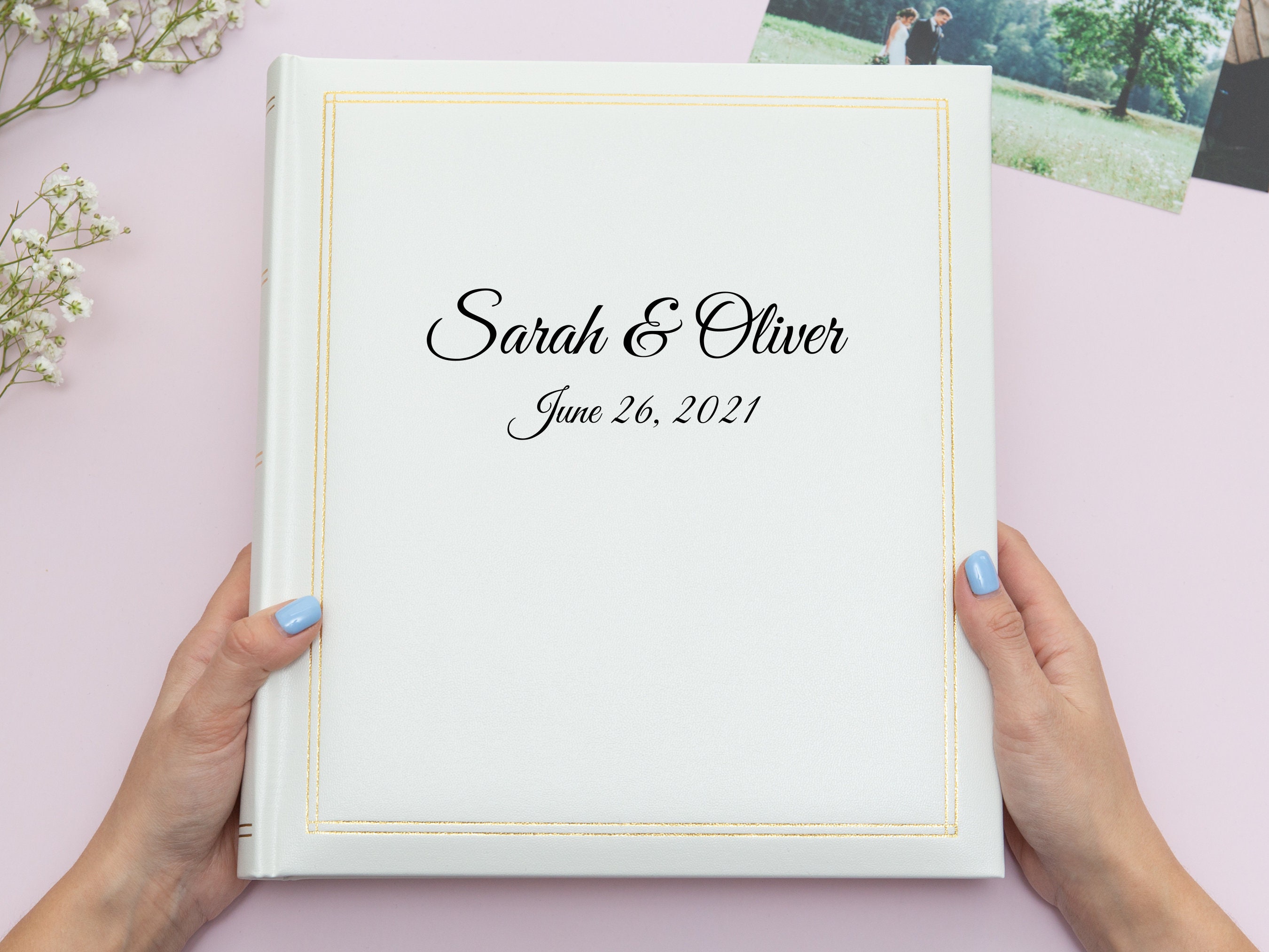 Photo Album 3x3.5 4x4.8 300 Photos PU leather Hardcover Large Capacity for  Family Wedding Anniversary Baby travel Vacation 