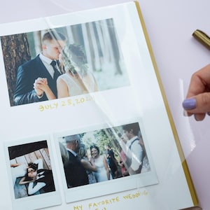 Album fotografico autoadesivo personalizzato con 60, 80, 100 o 120 pagine. Album con pagine adesive. Album fotografico di nozze personalizzato. Album fotografico grande.