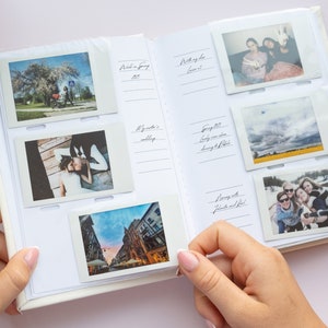 Instax Mini Photo Album for 120 or 240 Photos. For Instax Mini Photos 2x3&quot; Instax Mini 12, 40, 90, 99, Evo. Polaroid Book. Personalized Gift