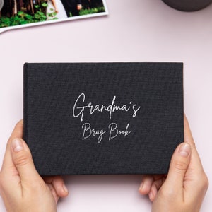 Custom Photo Album for 36 4x6 Photos. Personalized Photo Album with 36 Slip-in Sleeves. Wedding Photo Album. Personalized Gift. Brag Book. Black