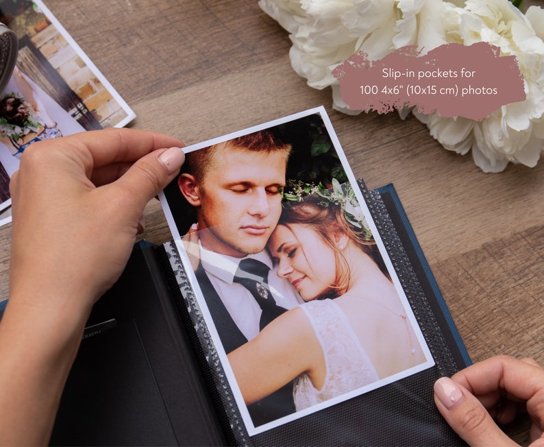 Personalized 4x6 Photo Album for 100 4x6 Photos. Album With Etsy