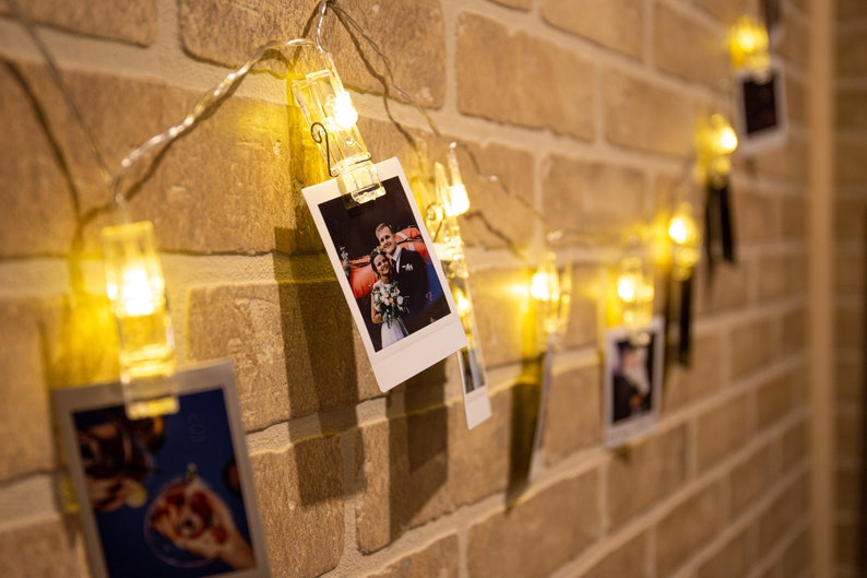 Photoclips With LED Light. Photo Clip String for 10 or 20 - Etsy