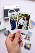 Retro Photo Prints, Custom Instant Photos, Personalized Instax Mini Style Pictures. Print Digital Photos to Polaroid 2x3 Pics product logo