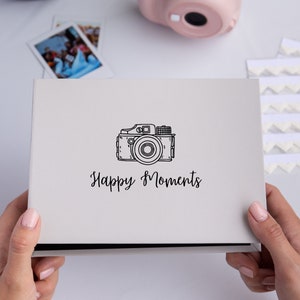 Fujifilm Instax Mini Album for 40, 60, 80 or 100 Photos. For Fujifilm Instax Mini 8, 9, 11, 40, 90. Instax Photo Book. Personalized Album. Stone Gray