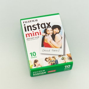 Fujifilm Instax Mini Film. Instant Film Glossy, 10 sheets. For Fujifilm Instax Mini 41, 40, 11, 12, 9, 8, 90, 99, Mini Evo. Instax Mini Film