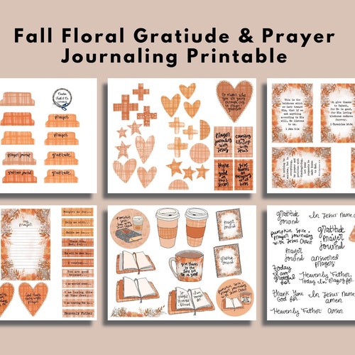 Bible Journaling Printable 40 Day Printable Prayer Journal - Etsy
