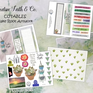 Take Root artwork - Bible Journaling Printable (Creative Faith Cutables)