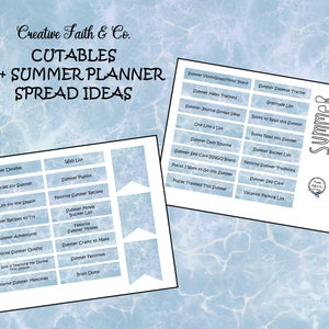Summer Planner & Bullet Journal Spread Ideas Bullet Journal Set Up Happy Planner Printable-Agenda-Printable Planner Bundle