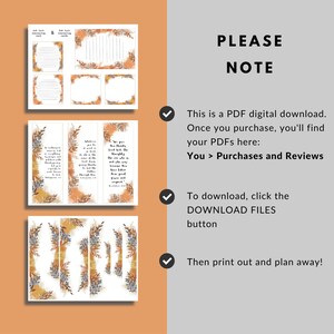 May include: Printable digital download of Thanksgiving themed bookmarks with autumnal colors and floral designs. The bookmarks feature inspirational quotes about gratitude and thankfulness.