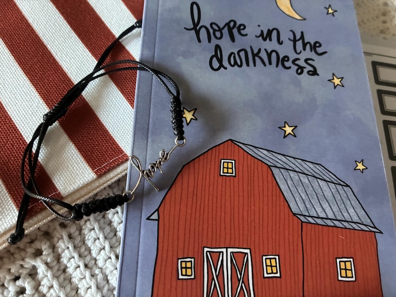 Hope in the Darkness Bible Study Devotional Bible Journaling Devotion Book Kit by Creative Faith Co. Traveler's Notebook Sized image 7