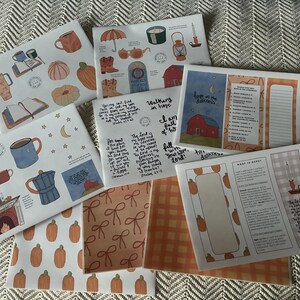 Hope in the Darkness Bible Journaling Printable, Christian Fall Bible Study, Autumn Faith Pages, Scripture Journal Kit image 4