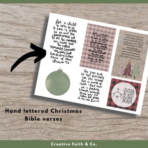 The Birth of Jesus Scripture Writing & Reading Plan - Christmas - Bible ...