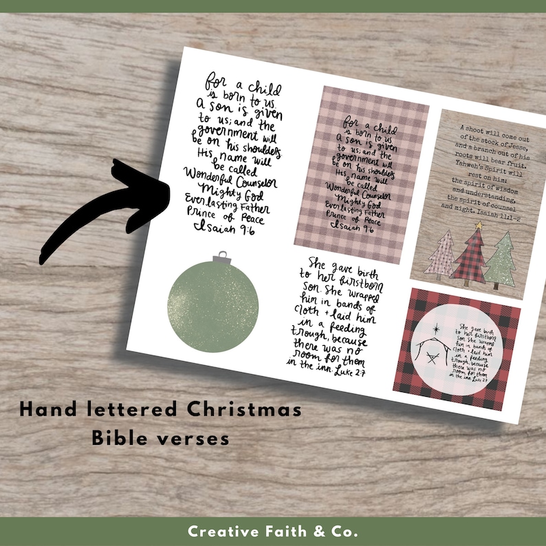 The Birth of Jesus Scripture Writing & Reading Plan - Christmas - Bible ...