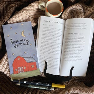 Hope in the Darkness Bible Study Devotional Bible Journaling Devotion Book Kit by Creative Faith Co. Traveler's Notebook Sized image 17