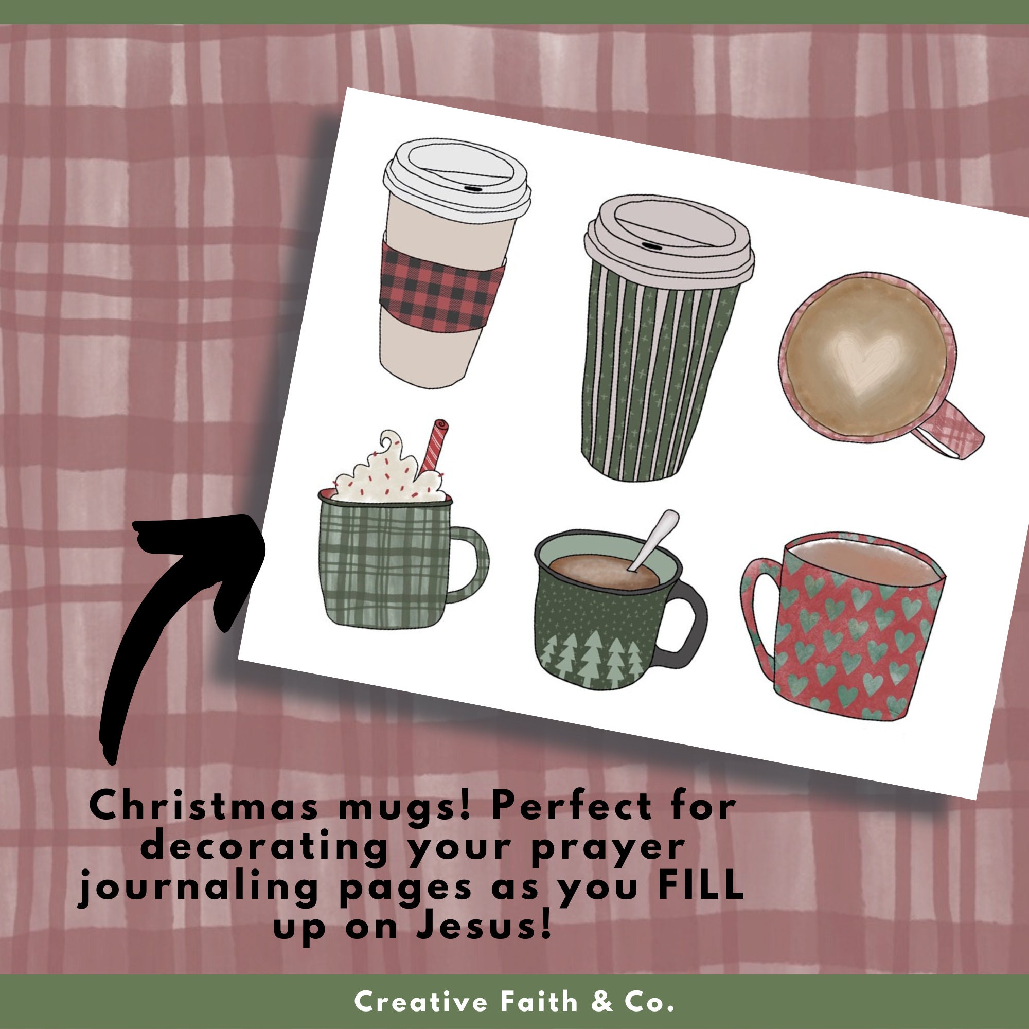 25 Pages of Christmas Printables From the Creative Faith - Etsy
