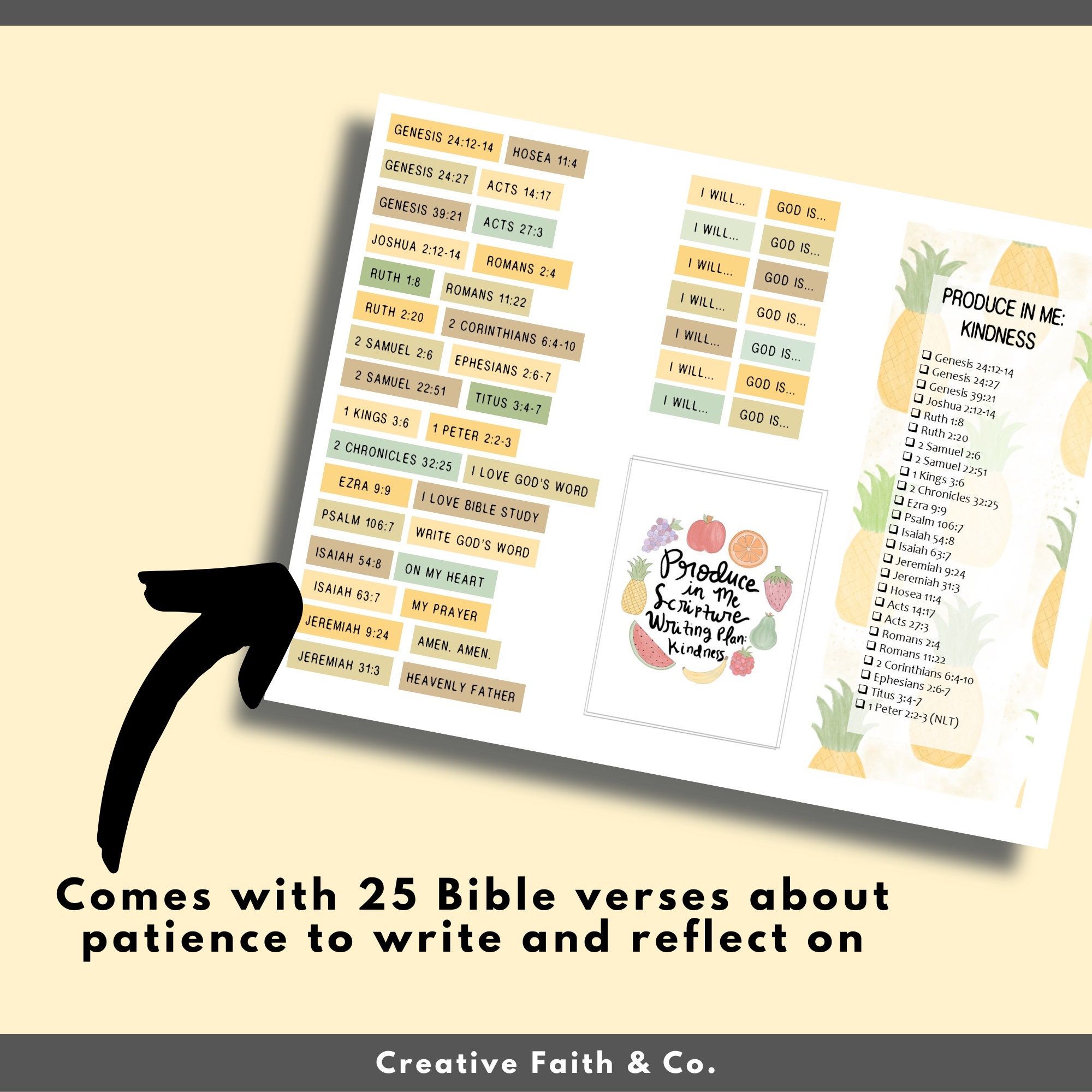 Scripture Writing Plan - Fruit of the Spirit: KINDNESS - Bible ...