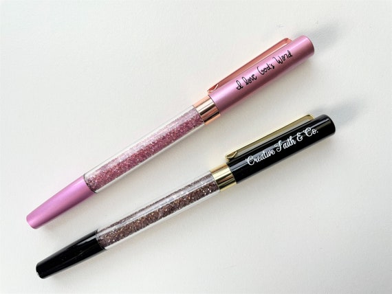 DIAMOND PEN BLACK GLITTER DIAMOND PEN BLACK GLITTER