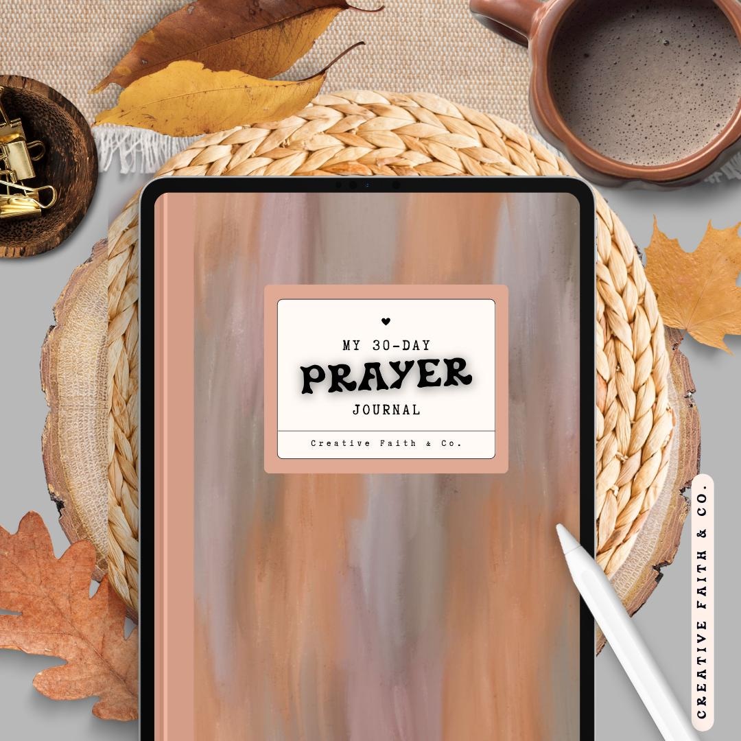 Autumn Digital Faith Prayer Journal | iPad Journal | Goodnotes Journal ...
