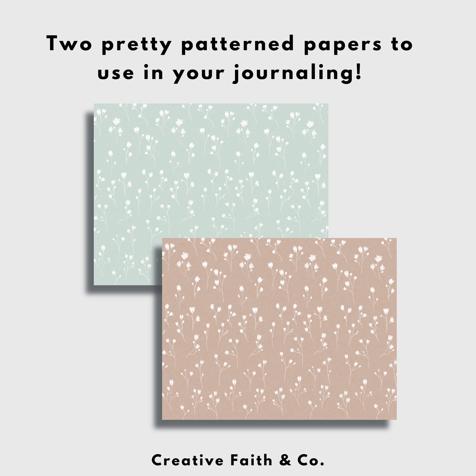 Pausing for His Peace Bible Journaling Artwork Printable - Etsy