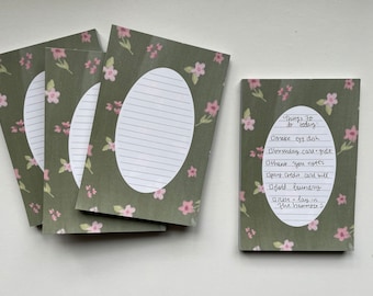 Floral Notepad - Spring Notepad - Memo Pad - To Do List Notepad - Productivity Planner Notepad - Christian Stationary - Creative Faith