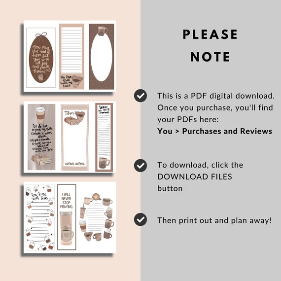 NEUTRAL Planner Bullet Journal Set up Spread Ideas Printable-happy Planner  Printable-agenda-printable Planner Bundle 