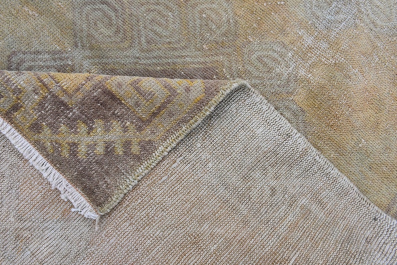 Turkish Rug Vintage Rug Wool Rug Turkey Rug Pale Colour Etsy