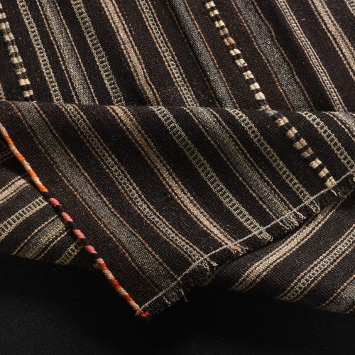 Vintage Kilim, Turkish Kilim, Area Kilim, Oushak Kilim, 53x83 inches Brown Kilim, Handmade Kilim, Indoor Kilim, shops 10268
