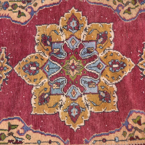 Area Rug, Turkish Rug, 3.3x6.1 feet, shops Oushak Rug, Handmade Rug, Antique Rug, Organic Rug, Vintage Rug, Excellent Rug, Unique Rug, H- 4992