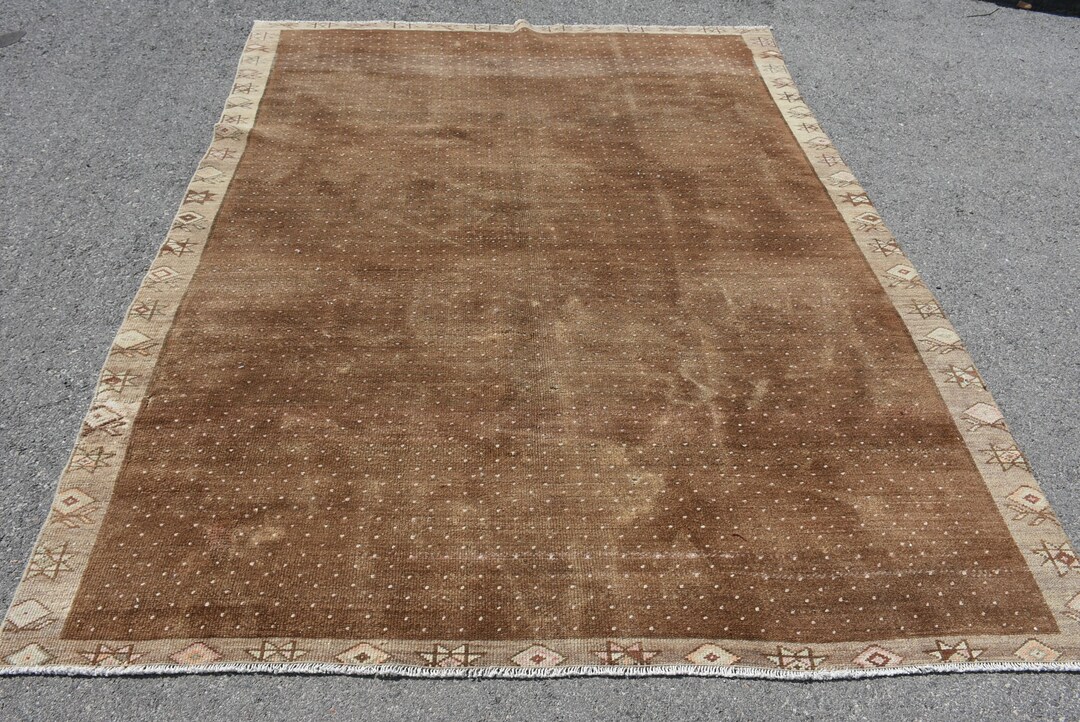Vintage Rug, Oushak Rug, Turkish Rug, Large Area Rug, Rugs for Living ...