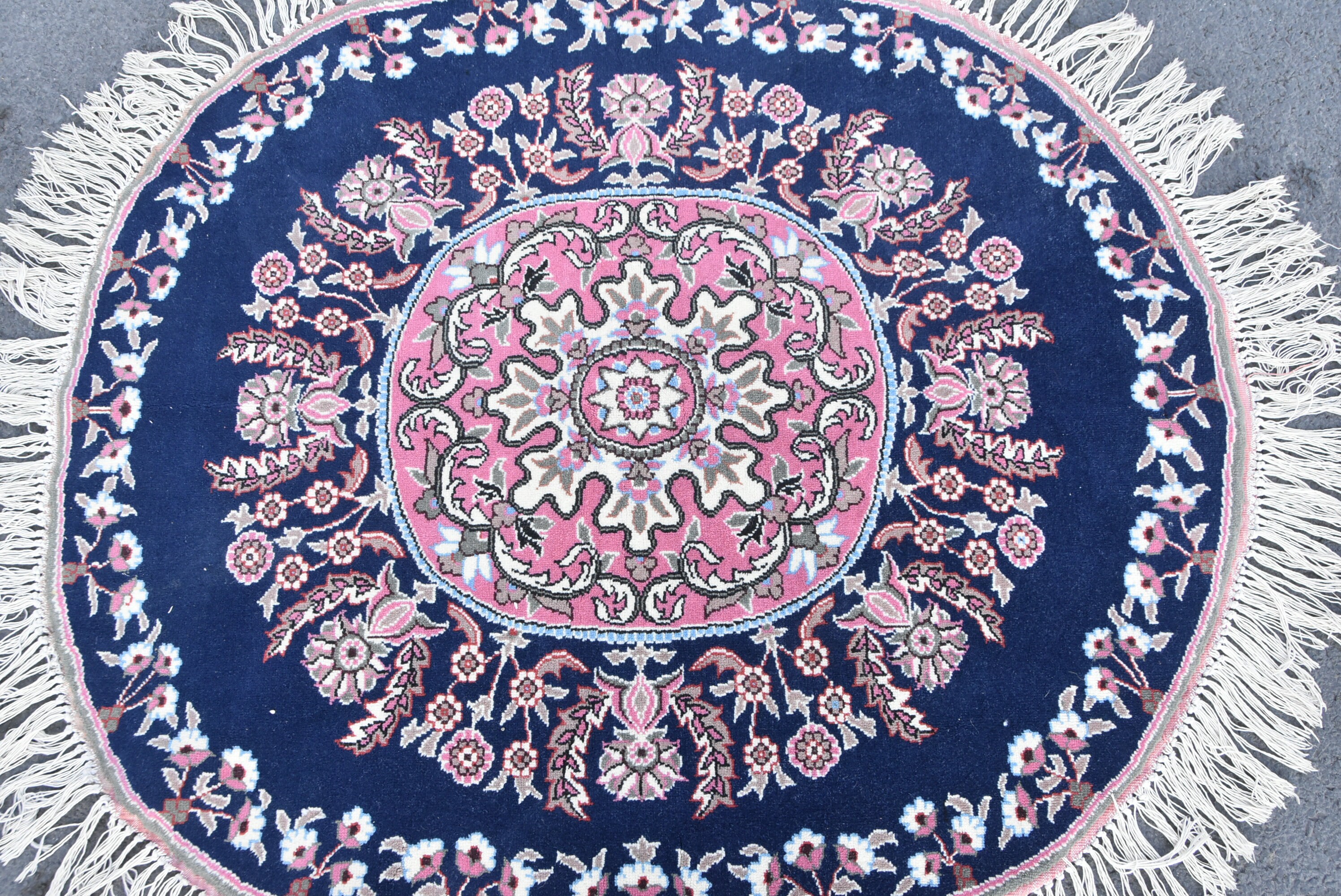 Turkish Rug Vintage Rug Round Rug Circle Rug Oval Rug Etsy