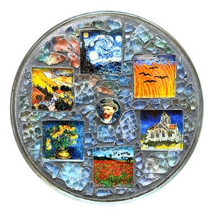 Van Gogh Circular Trivet - Painter of Starry Night - Vincent Van Gogh