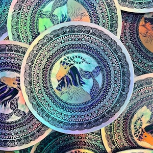 Capricorn Sticker *Holographic Zodiac*