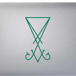 Sigil Of Lucifer Version 2 - Indoor Outdoor Vinyl Decal