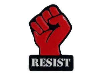 Resist Fist- Equal Rights for All Enamel Pin