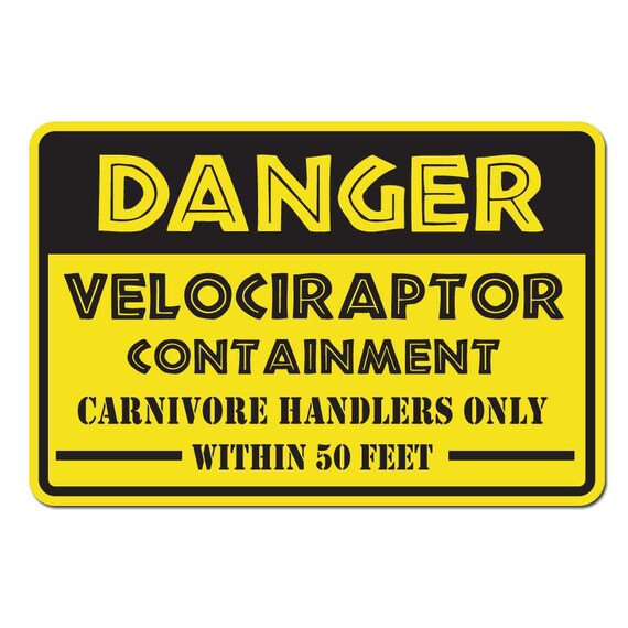 danger danger velociraptor