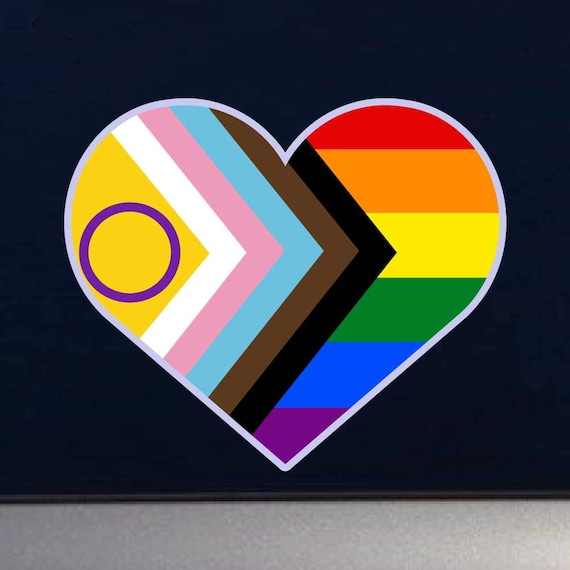 MEPLUM Pride Progress Heart Stickers Roll - 500+ Lgbtq+ Flag Stickers, 1.5" - View #10
