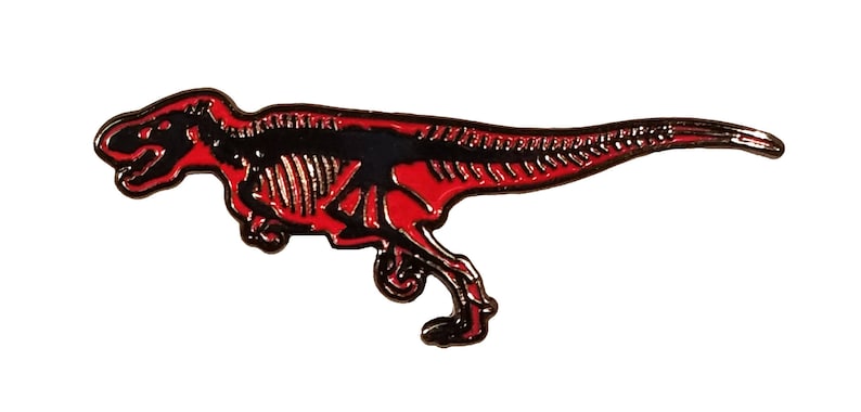 Trex Tyrannosaurus Rex Skeleton 1.25 Long Mini Enamel | Etsy