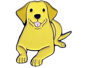Yellow Labrador Retriever Lover, Dog Breed Pride 1&quot; Enamel Pin -Y ellow Lab