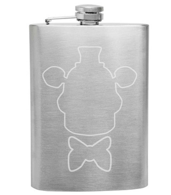 8oz Bowtie Stainless Steel Flask 8oz Bowtie Stainless Steel Flask