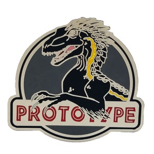 Prototype Indoraptor  JP Themed 1.5&quot; Enamel Pin