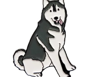Siberian Husky Lover, Dog Breed Pride 1&quot; Enamel Pin