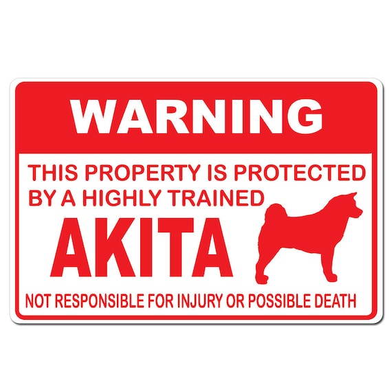 Akita Bone sticker L106 8 inch japanese akita dog decal