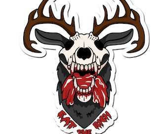 Eat The Rich Wendigo Vinyl Indoor Outdoor Decal