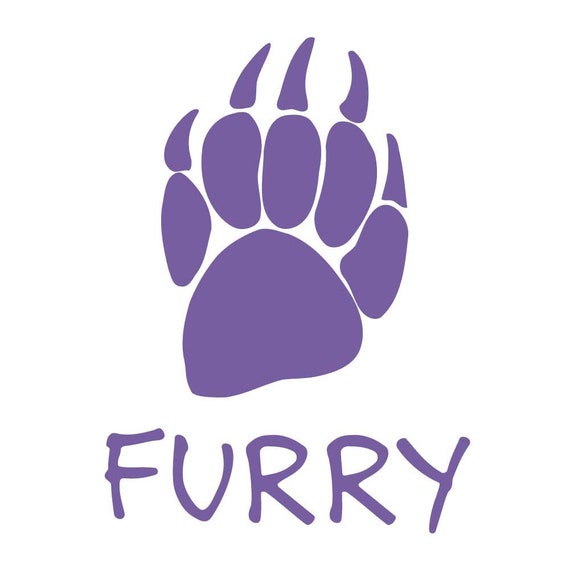 Paw Print Vinyl Decal Bear Paw Print Furry Paw Print Paw Print Vinyl Decal Bear Paw Print Furry Paw Print