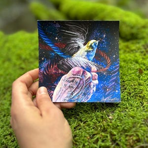Impresión de postal de Abigail Dustin, 'En busca de Telos'