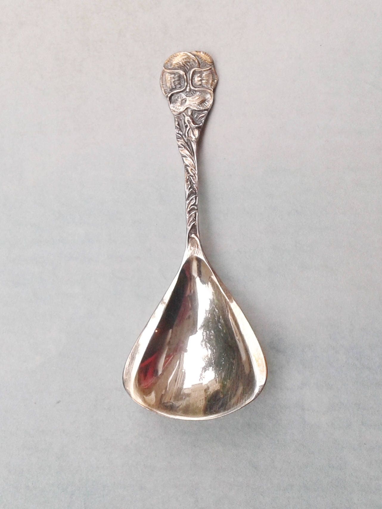 Silver plated sugar Spoon HH 90 Herman Hamed DE Douwe Etsy