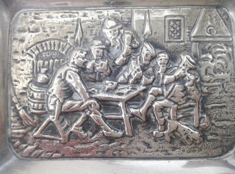 Silver plated ashtray silverplated ashtray