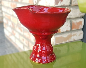 Ceramic stand for sweets Vase for candies Pottery Ukraine