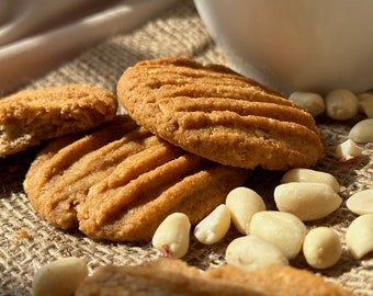 Ukrainian Walnut Almond Cookies with Ghee – Sugar-Free Option – Artisan Bakery Gift Box – Natural Treat from Ukraine