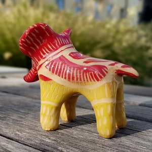 Ceramic sculpture Elephant 8 cm Ukraine art image 3